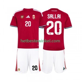 Hongarije Sallai 20 World Cup Voetbalshirts Kind Thuis 2026